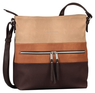 Tom Tailor, TOM TAILOR Umhängetasche »ELLEN SNAKE Cross bag L«, mit Reissverschluss-Rückfach, 