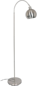 mutoni casual, Stehlampe aus Metall in Edelstahloptik, Stehlampe aus Metall in Edelstahloptik