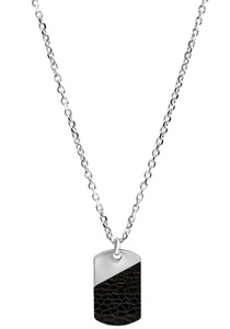 FIRETTI, Firetti Kette mit Anhänger, Firetti Kette mit Anhänger »Schmuck Geschenk Halskette Dog Tag«