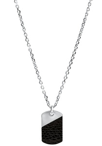 FIRETTI, Firetti Kette mit Anhänger, Firetti Kette mit Anhänger »Schmuck Geschenk Halskette Dog Tag«
