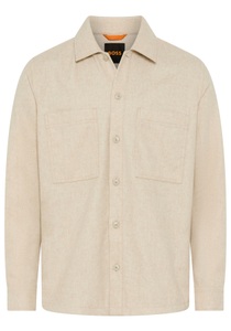 BOSS ORANGE Outdoorhemd »Locky«, oversize fit, meliert