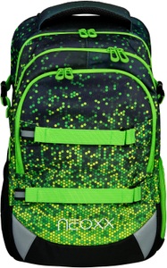 NEOXX, neoxx Schulrucksack »neoxx Active, Pixel in my mind«, Neoxx Rucksack Pixel In My Mind 31 x 24 x 45,5 cm Neon Grün