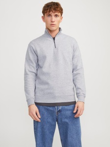 Jack & Jones Sweatshirt »JJEBRADLEY SWEAT HALF ZIP NOOS«, mit Troyer Kragen