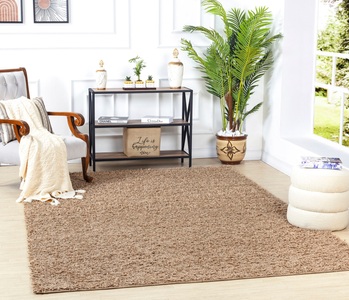 Surya, Surya Hochflor-Teppich »UNI CHIC 2301«, rechteckig, Surya Hochflor-Teppich »BORACAY«, rechteckig, 37 mm Höhe, Flauschig, Langflor, Weich, Wohnzimmer Flurteppich, Grau