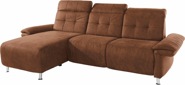 PLACES OF STYLE, Places of Style Ecksofa »Manhattan«, 2 Sitze mit elektrischer Relaxfunktion, verstellbare Armlehnen, Home affaire Ecksofa »Manhattan L-Form« 2 Sitze mit elektrischer Relaxfunktion, verstellbare Armlehnen