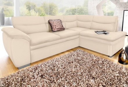 Cotta, COTTA Ecksofa, wahlweise mit Bettfunktion und Bettkasten, COTTA Ecksofa »Leandra L-Form«, wahlweise mit Bettfunktion und Bettkasten