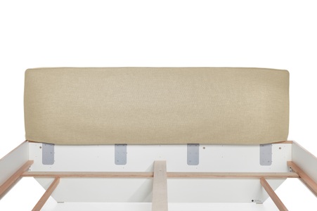 Müller SMALL LIVING, Müller SMALL LIVING Kopfteil »FLAI Polsterkopfteil«, Ergänzung für Einzelbett »FLAI«, ohne Kopfteil, Müller SMALL LIVING Kopfteil »FLAI Polsterkopfteil«, Ergänzung für Einzelbett »FLAI«, ohne Kopfteil