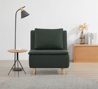 INOSIGN, INOSIGN Sessel »AINSLEY«, wandelbar zum Gästebett, Schlafsofa, Webstoff u. Cord-Bezug, GOODproduct Sessel »AINSLEY - OTTO. Verlässliche Qualität.« wandelbar zum Gästebett, Schlafliege, Webstoff u. Cord-Bezug