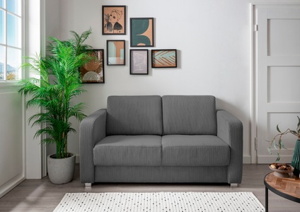 INOSIGN, INOSIGN Schlafsofa, Home affaire Schlafsofa »Mia Problemlöser Sofa, Einzelauszug, Bettsofa, zeitlos und bequem« mit 2 Einzelauszügen als Längsschläfer