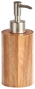 Zeller Present, ZELLER Seifenspender »Akazie«, aus Edelstahl, natur, ZPR 18685 Seifenspender Hellbraun