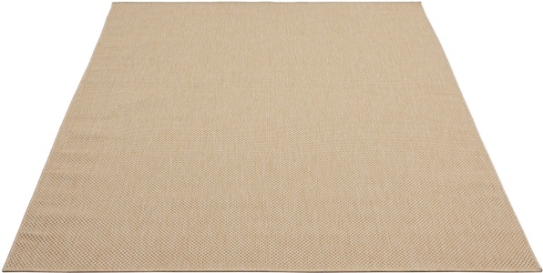 LEONIQUE, Leonique Teppich »Saylor«, rechteckig, 5 mm Höhe, Sisal-Optik, In- und Outdoor geeignet, Wohnzimmer, Terrasse, Balkon, 