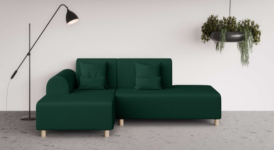 INOSIGN Ecksofa »Suyala«, L-Form mit Hocker