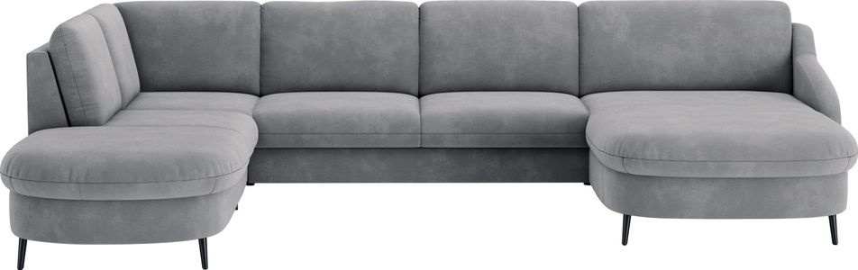 sit&more Wohnlandschaft »Soul U-Form«, wahlweise mit Bettfunktion und Bettkasten oder Schubkasten