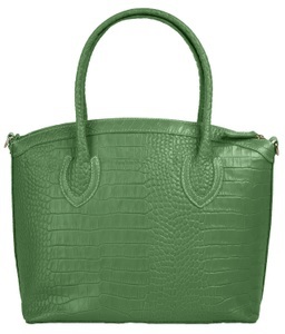 CLUTY, Cluty Henkeltasche, (1 tlg.), echt Leder, Made in Italy, Cluty Henkeltasche, echt Leder, Made in Italy