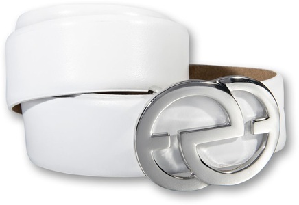 Silbergift, Silberfarbengift Koppelgürtel, Markante, elegante Druckschliesse, Silberfarbengift Koppelgürtel, Markante, elegante Druckschliesse
