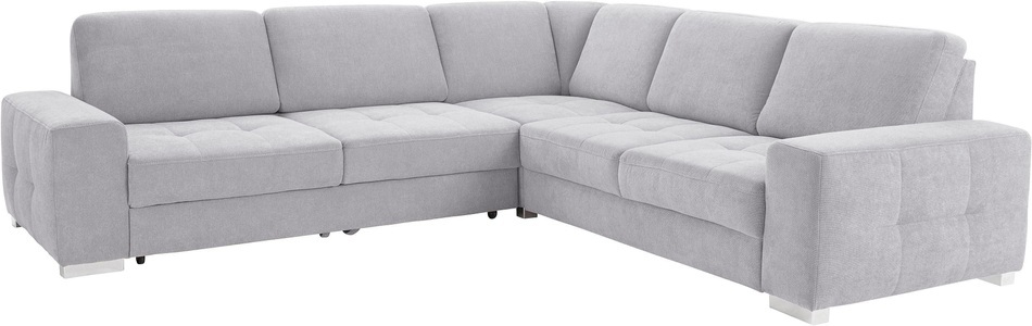 SIT&MORE, sit&more Ecksofa, sit&more Ecksofa »Santorini L-Form«, mit Federkern und Sitztiefenverstellung, wahlweise mit Bettfunktion