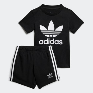 adidas Originals, Adidas Originals Baby-Set | Black | Baby | 92, adidas Originals T-Shirt & Shorts »SHORT TEE SET«