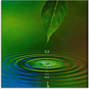 Artland Glasbild »Wassertropfen«
