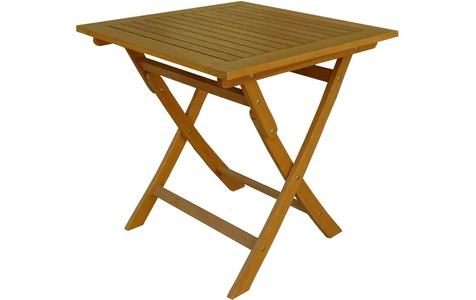Contini, Contini Gartentisch, klappbar, 70 cm, Eucalyptus, CONTINI, Gartenmöbel, CONTINI Gartentisch klappbar 70cm Eucalyptus, Produkte & Wohnen