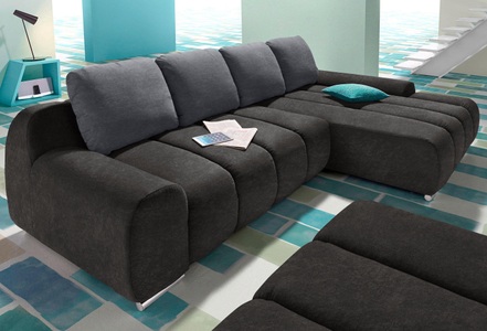 INOSIGN Ecksofa, wahlweise mit Bettfunktion