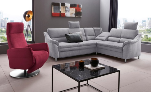 PLACES OF STYLE, Places of Style TV-Sessel »Conville«, manuelle Relaxfunktion, sit&more TV-Sessel »Kobra«, manuelle Relaxfunktion