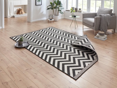 NORTHRUGS, NORTHRUGS Teppich »Palma«, rechteckig, 5 mm Höhe, In-und Outdoor geeignet, Wohnzimmer, Balkon, Terrasse, Garten, Robust, Pflegeleicht, Flachgewebe, Wendbar, NORTHRUGS Teppich »Palma Wendeteppich«, rechteckig, 5 mm Höhe, In-& Outdoor, Wetterfest, Balkon, Läufer, Wohnzimmer, Wasserfest