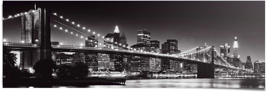 Reinders!, Reinders! Poster »New York Brooklyn Bridge«, (1 St.), Reinders! Poster »New York Brooklyn Bridge«, (1 St.)