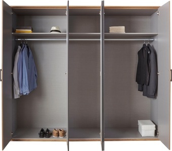 INOSIGN, INOSIGN Kleiderschrank »Malmö«, Wimex Drehtürenschrank »Malmö, Kleiderschrank mit Spiegel, Made in Germany«, im Industrial Look, 180 oder 225cm breit
