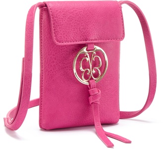 Lascana, LASCANA Umhängetasche, Handytasche mit schöner Zierschnalle VEGAN, LASCANA Umhängetasche »Handytasche«, mit Zierschnalle, Minibag, Crossbody VEGAN