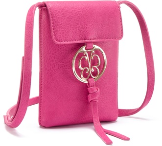 Lascana, LASCANA Umhängetasche, Handytasche mit schöner Zierschnalle VEGAN, LASCANA Umhängetasche »Handytasche«, mit Zierschnalle, Minibag, Crossbody VEGAN