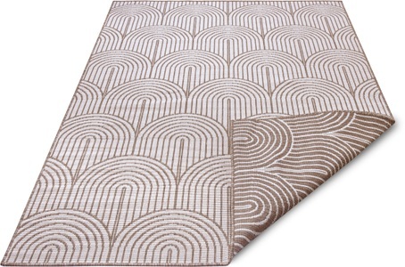 Hanse Home, HANSE Home Teppich »Pangli, Wendeteppich«, rechteckig, In und Outdoor, Flachgewebe, wendbar, wetterfest, pflegeleicht, robust, HANSE Home Outdoorteppich »Pangli, Wendeteppich«, rechteckig, 5 mm Höhe, In-& Outdoor, Teppich, Wetterfest, Balkon, Garten, Wohnzimmer, Modern
