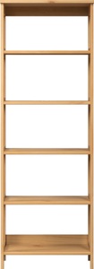 INTER-FURN, INTER-FURN Ablageregal »Arona«, (1 St.), Standregal aus Massivholz, Kiefer gewachst, B/H/T: 50 / 143 / 35 cm, 
