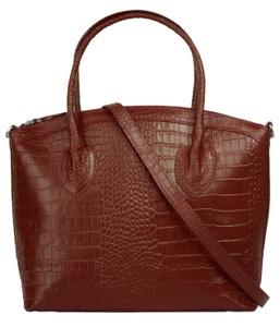 CLUTY, Cluty Henkeltasche, (1 tlg.), echt Leder, Made in Italy, Cluty Henkeltasche, echt Leder, Made in Italy