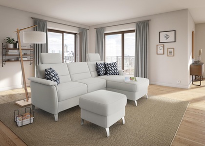 SIT&MORE, sit&more Ecksofa, sit&more Ecksofa »Palmera L-Form«, Federkern, wahlweise mit Bettfunktion und mit/ohne Stauraum