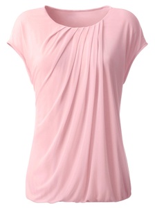 ALESSA W., Alessa W. Shirt mit asymmetrischen Falten, 