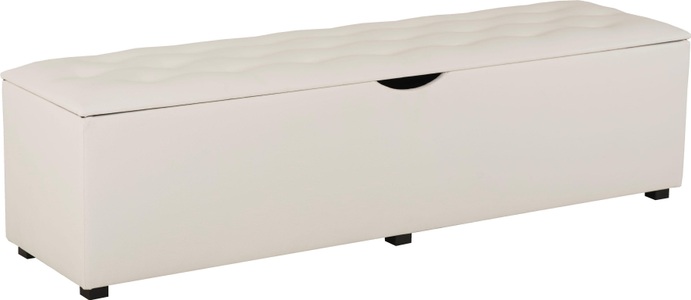 PLACES OF STYLE, Places of Style Hockerbank »Knobbed«, Hockerbank mit Stauraum, Breite 120 cm und 160 cm, Places of Style Hockerbank »Knobbed«, Hockerbank mit Stauraum, Breite 120 cm und 160 cm