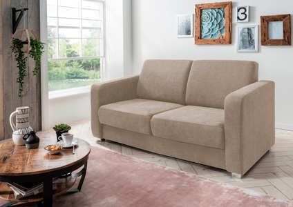 INOSIGN, INOSIGN Schlafsofa, Home affaire Schlafsofa »Mia Problemlöser Sofa, Einzelauszug, Bettsofa, zeitlos und bequem« mit 2 Einzelauszügen als Längsschläfer