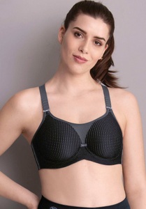 Anita, Performance Wirex - Sport Bh Damen Schwarz F/80, Anita - Performance WireX Sport BH, für Damen, Schwarz, Größe 80/F