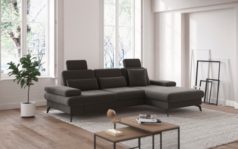 sit&more Ecksofa »Morris L-Form inkl. Sitztiefenverstellung«, wahlweise mit Bettfunktion, Bettkasten und Armteilverstellung