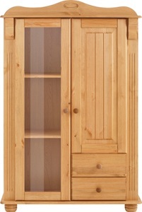 HOME AFFAIRE, Home affaire Highboard »Adele«, Höhe 135 cm, Home affaire Highboard »Adele«, Stauraumschrank, 2-türig, Höhe 135 cm, aus massiver Kiefer, FSC®