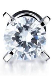 FIRETTI, Firetti Single-Ohrstecker »Glamour«, mit Zirkonia (synth.), Firetti Single-Ohrstecker »Schmuck Geschenk Ohrschmuck einzeln Glamour«, mit Zirkonia (synth.)