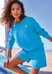 Bench. Loungewear Kapuzenpullover mit grossem Print auf dem Rücken, Home- und Loungewear Serie