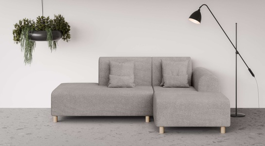 INOSIGN Ecksofa »Suyala«, L-Form mit Hocker