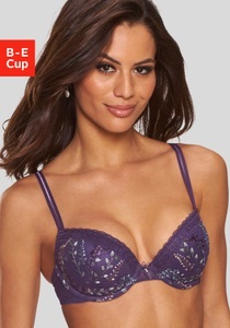 LASCANA Push-up-BH, mit zarter, blumiger Stickereispitze, sexy Dessous