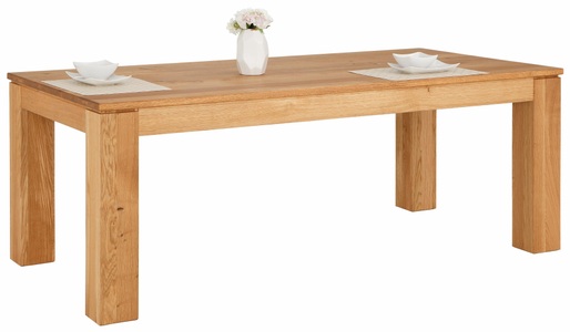 PREMIUM COLLECTION BY HOME AFFAIRE, Premium collection by Home affaire Esstisch »Bremen«, aus rustikaler Eiche, wahlweise mit Auszugsfunktion, Home affaire Esstisch »Bremen«, aus rustikaler Eiche, wahlweise mit Auszugsfunktion