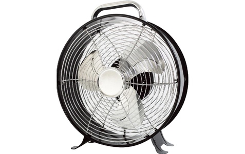 Schönenberger, Schonenberger - Tischventilator Industrial Stormy Ø29 cm - Schwarz und Silber, Schönenberger Industrial Stormy Tischventilator schwarz