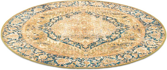 TOM TAILOR Teppich »Funky Outdoor Orient One«, rund, 5 mm Höhe