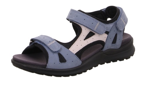 Legero, Legero Outdoorsandale, Legero Sandalette für Damen aus weichem Leder blau