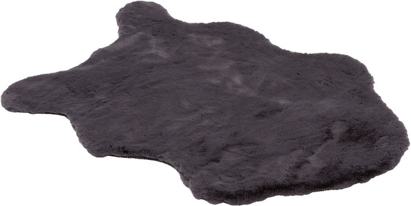 SCHÖNER WOHNEN-Kollektion Fellteppich »Tender«, fellförmig, 26 mm Höhe, weich durch Microfaser, Kaninchenfell Haptik, Kunstfell, waschbar