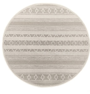 the carpet Teppich »Calgary round«, rund, 1 mm Höhe, moderner robuster In und Outdoor Teppich